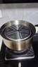 愛(ài)仕達（ASD）湯鍋304不銹鋼單層蒸鍋 蒸煮一體燉湯鍋24CM電磁爐燃氣灶通用ZSB1 曬單實(shí)拍圖