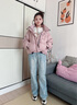 鴨鴨（YAYA）羽絨服女冬季2025新款時(shí)尚小個(gè)子連帽泡芙云感短款輕暖感外套 黑色 S (155) 曬單實(shí)拍圖