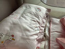 水星兒童（MERCURY Kids）水星家紡 幼兒園抗菌七件套(奶油粉/粉桃桃)0.6-1m床 嬰幼兒A類(lèi) 曬單實(shí)拍圖