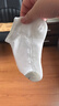 浪莎（LangSha）襪子女短襪淺口純棉底水晶玻璃冰絲夏季薄款透氣蕾絲花邊短筒船襪 [白色] 4雙 曬單實(shí)拍圖