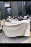 皓梵潔雨衣電動(dòng)車專用全身防暴雨騎手專用雨披電瓶車騎行摩托車全身一體 有鏡-清水藍(lán)5xl【高清后視鏡套】 曬單實(shí)拍圖