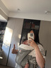 ERGObaby二狗背帶嬰兒抱娃神器四季透氣外出旅行遛娃神器breeze解放雙手 【重磅升級(jí)】Deluxe灰+口水巾 曬單實(shí)拍圖