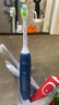 飛利浦（PHILIPS）【肖戰(zhàn)推薦】電動(dòng)牙刷鉆石3系 生日七夕情人節(jié)禮物 情侶款送男生/女友 微泡水流 HX5181/02星云藍(lán) 曬單實(shí)拍圖