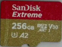 閃迪（SanDisk）256GB TF(MicroSD)內(nèi)存卡 4K極速金卡A2 V30 U3行車記錄儀 運動相機無人機 監(jiān)控存儲卡 讀190MB/s 曬單實拍圖
