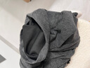 梵昇昱孕婦褲春秋加厚保暖秋冬抽繩闊腿不勒肚子孕期產(chǎn)后穿直筒糯米褲 深灰 L（110-130斤） 曬單實(shí)拍圖