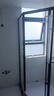 東鵬（DONGPENG）淋浴房鉆石型移門浴室隔斷衛(wèi)生間淋浴隔斷家用洗澡間干濕分離玻璃 槍灰1000*1000側(cè)移折疊 標(biāo)高2000，含石基2050mm 曬單實(shí)拍圖