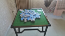YOIK摜蛋專用桌麻將撲克比賽棋牌桌餐桌兩用鋁合金包邊折疊加厚不擋腿 曬單實(shí)拍圖