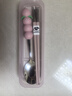 茶花谷6一12歲便攜式上學(xué)餐具勺子外出收納盒小學(xué)生套裝一人用兒童筷子 水蜜桃疊疊樂【勺筷兩件套】 曬單實(shí)拍圖