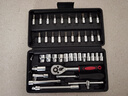 樂卡利 46件套筒扳手套裝工具汽修棘輪扳手工具箱家用汽摩托車汽修五金 曬單實(shí)拍圖