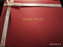THOM WILLS小白鞋男厚底內增高白色藍尾板鞋真皮透氣男士皮鞋冬季 白色G411-1 42 /8碼 曬單實(shí)拍圖