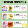 茗愿水果花茶包【3種口味禮盒】蜜桃烏龍玫瑰紅茶茉莉綠茶中秋節禮品 曬單實(shí)拍圖