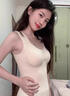 貓人（MiiOW）女士保暖內衣女生羊毛蠶絲雙面絨保暖衣保暖背心帶胸墊基礎打底衣 曬單實(shí)拍圖