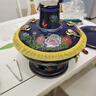 炊老爺（CHUILAOYE）景泰藍(lán)銅火鍋碳電兩用家用木炭老式插電涮肉鴛鴦鍋具純銅鍋火鍋 曬單實(shí)拍圖