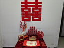 蝸佳購會(huì )議桌布金絲絨桌布紅色絨布料開(kāi)工大吉結婚展會(huì )活動(dòng)長(cháng)方形條桌臺 酒紅色金絲絨桌布1.6*2m1張 曬單實(shí)拍圖