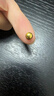 領(lǐng)豐金（LING FENG GOLD）AU9999黃金豆豆足金投資金豆子送女友送媽媽送小孩禮物儲備金擺件 1g 曬單實(shí)拍圖