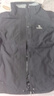 駱駝（CAMEL）戶外沖鋒衣 三合一加絨加厚防水情侶款外套登山服裝 A9W114120-1 曬單實拍圖