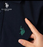 U.S. POLO ASSN.polo衫男商務(wù)休閑男士夏季短袖t恤翻領(lǐng)半袖上衣男父親節禮物 曬單實(shí)拍圖