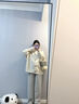古旭產(chǎn)婦月子襪子產(chǎn)后秋冬款純棉孕婦不勒腳春秋長(cháng)筒堆堆咖色無(wú)骨長(cháng)襪 曬單實(shí)拍圖