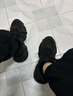 Wirpta官方正品高端品牌老爹鞋男士夏季新款網(wǎng)面透氣潮流厚底百搭運(yùn)動(dòng)鞋 黑色（現(xiàn)貨速達(dá)） 42 曬單實(shí)拍圖