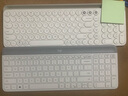 羅技（Logitech）MK470無(wú)線(xiàn)鍵鼠套裝 無(wú)線(xiàn)鍵盤(pán)鼠標套裝 電腦靜音薄膜鍵盤(pán)辦公差旅超薄便攜緊湊 無(wú)線(xiàn)鍵鼠 即插即用 MK470 白色 曬單實(shí)拍圖