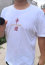 李寧（LI-NING）短袖t恤男夏款潮流印花情侶款半袖寬松休閑透氣圓領(lǐng)純棉運動(dòng)T恤 曬單實(shí)拍圖