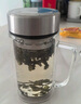 富光雙層玻璃杯支持團購定制泡茶杯辦公杯帶把 大容量男女水杯子580ML 曬單實(shí)拍圖