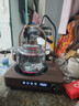 瓷牌茗茶具電陶爐煮茶器自動(dòng)上水抽水一體小型煮茶爐家用耐高溫玻璃煮茶壺 青灰祥合煮茶壺+默言爐木紋色 曬單實(shí)拍圖