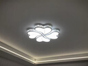 歐普（OPPLE）美護眼led臥室燈四葉草溫馨浪漫房間吸頂燈創(chuàng  )意兒童房客廳燈 96W 流星四葉78小愛(ài)智控+app控制 曬單實(shí)拍圖