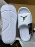 耐克（NIKE）Jordan官方男子舒適百搭涼拖夏季新款支撐拖鞋 HF3263 100白/黑 45 曬單實拍圖
