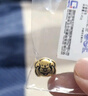 周大生腕美黃金貓貓狗狗轉運珠硬金摘星熊情侶款教師節禮物 【快樂(lè )小狗-0.45g】-贈黑皮繩 黑色皮繩可更換成合金手鐲，請咨詢(xún)客服確認 曬單實(shí)拍圖