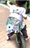SHUKIKU樂(lè)兜兜兒童公仔雙肩包幼兒園書(shū)包小學(xué)生防潑水背包 海鹽茄紫 S+ 曬單實(shí)拍圖