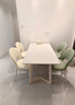 欣奢小戶(hù)型餐椅家用現代簡(jiǎn)約輕奢高級奶油風(fēng)化妝椅子鏤空靠背酒店凳子 奶油白 曬單實(shí)拍圖