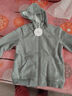 英氏（YEEHOO）兒童外套加絨男女童連帽衫中大童裝衛衣加厚百搭冬裝 花灰 130  曬單實(shí)拍圖
