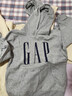 GAP女裝2025夏季新款純棉彩色膠印logo短袖T恤常規休閑上衣765994 灰白色 XL (175/92A) 亞洲尺碼 曬單實(shí)拍圖
