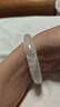 玉有情天然白月光水晶手鐲女寬版冰種玉鐲子本命年送老婆女友生日禮物 曬單實(shí)拍圖