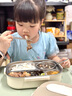 雙槍（Suncha）鈦健康不銹鋼飯盒學(xué)生上班族可微波爐餐盒比316好1.5L配保溫袋 曬單實(shí)拍圖