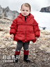 戴維貝拉（DAVE＆BELLA）白鴨絨兒童羽絨服保暖女童上衣冬裝圣誕加厚小童外套寶寶衣服 漿果紅【現貨】 90 cm（建議身高80-90cm） 曬單實(shí)拍圖
