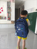 PRUY新款小學生書包男女童英倫風一二三到六年級減負兒童雙肩背包 寶藍色-小號 曬單實拍圖