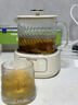 九陽(yáng)（Joyoung）凈萃養(yǎng)生壺迷你家用全玻璃煮茶器 輕音燉煮 1L辦公室0金屬0膠水恒溫?zé)畨?WY103 曬單實(shí)拍圖
