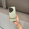 安柏?！就髱еЪ堋窟m用華為pura70pro手機殼新款p70ultra/p70pro+真素皮保護殼鏡頭全包防摔70高端商務(wù) 【香頌綠】腕帶支架二合一| 納帕手感 | 超薄手感 華為Pura 70 Pr 曬單實(shí)拍圖