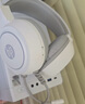 惠普（HP）H100游戲耳機頭戴式耳麥帶麥克風(fēng)電競網(wǎng)吧游戲吃雞三角洲行動聽聲辨位 白色USB接口 曬單實拍圖
