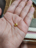 中銀鑫行黃金吊墜女足金999貓眼金珠項鏈掛墜轉運珠墜子禮物 貓眼珠吊墜 （克重多退少補） 約0.3g 曬單實(shí)拍圖