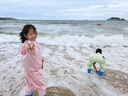 熊火女士下水褲趕海裝備大人水褲下半身涉水服全身防水雨褲帶雨鞋連體 女款紫色下水褲【3D修身】 39碼 曬單實(shí)拍圖