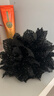 黑色網(wǎng)紗花朵發(fā)夾高級新款后腦勺鯊魚(yú)馬尾夾子頭飾氣質(zhì)頭花發(fā)夾子 亮絲花朵抓夾(底夾13厘米) 曬單實(shí)拍圖