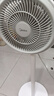 美的（Midea）【暴風(fēng)循環(huán)】空氣循環(huán)扇大風(fēng)量搖頭電風(fēng)扇家用臺式落地扇輕音臥室節能小風(fēng)扇柔風(fēng)輕羽扇 FGA24TQ 曬單實(shí)拍圖