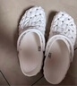 卡駱馳crocs劉雨昕同款經(jīng)典榴蓮洞洞鞋男鞋女鞋沙灘鞋包頭拖鞋209563 白色-100 37 /38(230mm) 曬單實拍圖