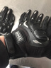 BIBK摩托車(chē)騎行手套冬季加絨男士自行機車(chē)手套冬天電動(dòng)車(chē)騎行防護裝備 【秋季款】黑色-可觸屏 均碼 曬單實(shí)拍圖