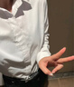 匆蒙職業(yè)襯衫女春夏通勤百搭短袖襯衫女內搭女商務通勤職業(yè)裝簡約修身 曬單實拍圖