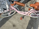 飛鴿（FLYING PIGEON）自行車(chē)成人通勤車(chē)自行車(chē)學(xué)生單車(chē)成人自行車(chē)通勤自行車(chē)女士自行車(chē) 頂配櫻花粉|單速|(zhì)一體輪+禮包 24寸適合150-170cm 曬單實(shí)拍圖