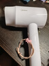 美的（Midea）1億負(fù)離子電吹風(fēng) 護(hù)發(fā)吹風(fēng)機(jī) 大功率吹風(fēng)筒 家電國家補(bǔ)貼 FJ208-極地白 1800W 七夕情人節(jié)禮物 曬單實拍圖